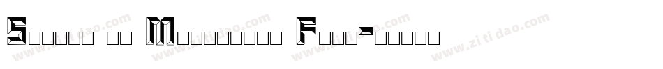 Spirit of Montezuma Five字体转换